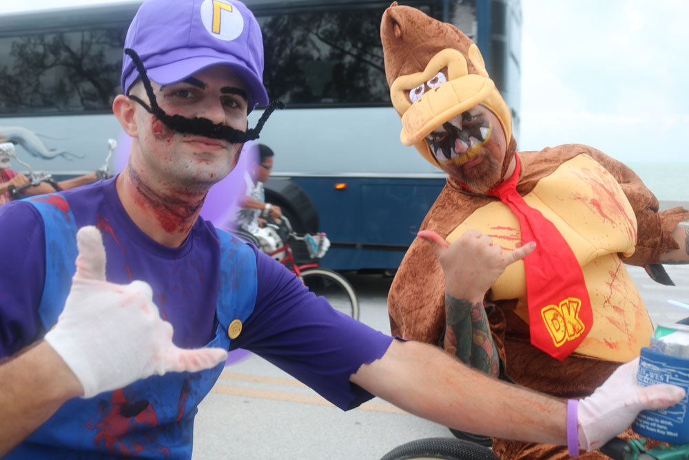 Zombie Bike Ride 2017 photo - Duval Street, Key West